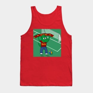 Dino Spain Football Fan Tank Top